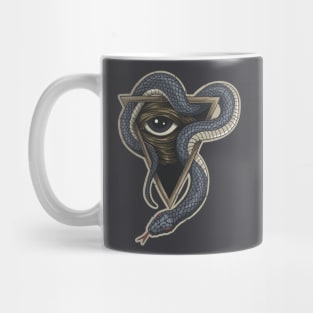 Esoteric Serpent with all seeing eye Mug